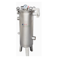 xj125 large scale stainless steel multi bag filter(eight bag lifting ring)