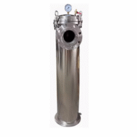 xj113 stainless steel large single bag filter (single bag with elevated flange model)