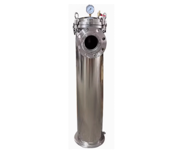 xj113 stainless steel large single bag filter (single bag with elevated flange model)