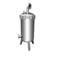 xj120 large scale stainless steel multi bag filter(four bag heightened flange type)