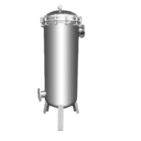 xj121 large scale stainless steel multi bag filter((four bag heightened lifting ring)
